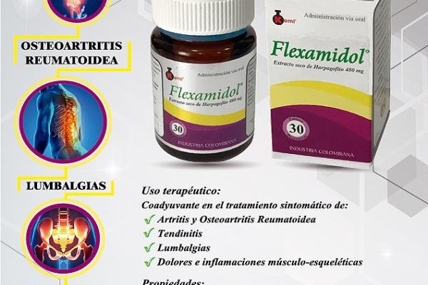 Flexamidol Frasco x 30 Tabletas Recubiertas